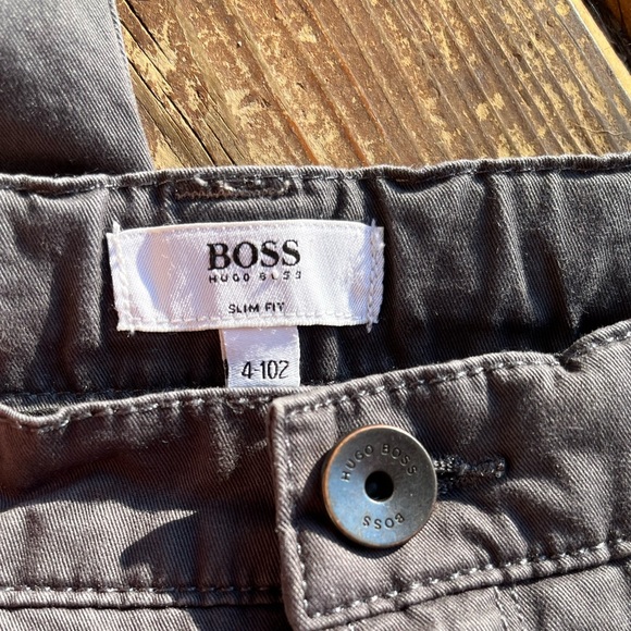 EUC Hugo Boss Chino Trouser. Kids Size 4-102. Grey - Picture 4 of 12